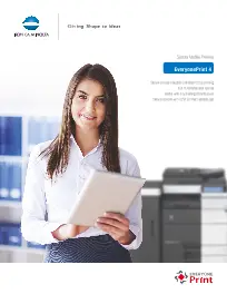Everyone Print 4, Brochure, Konica-Minolta, Tri-Copy Office Equipment