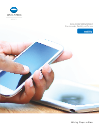 Mobility Brochure, Konica-Minolta, Tri-Copy Office Equipment
