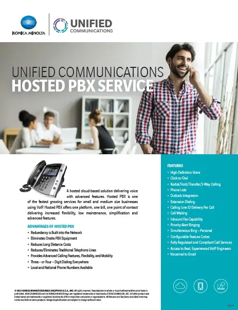 Unified Communications, Hosted PBX, Konica Minolta, Tri-Copy Office Equipment